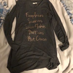 “Winter” long sleeve